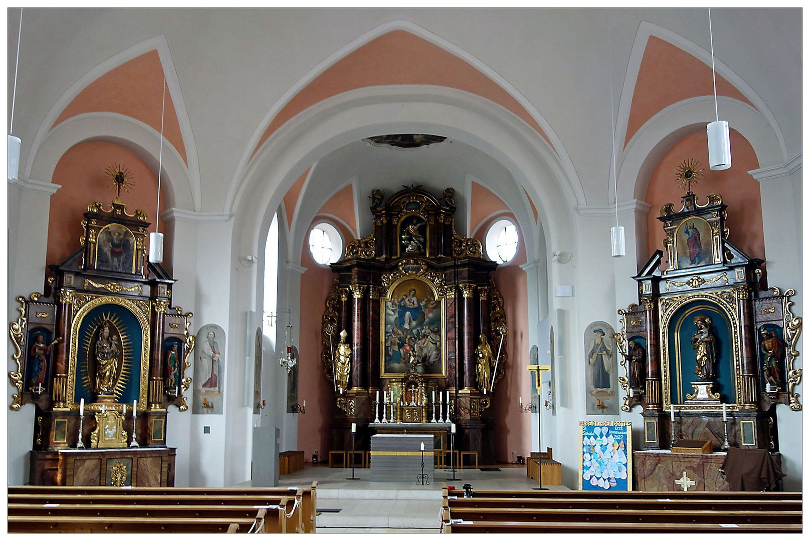 Innenansicht der Kirche St. Sebald