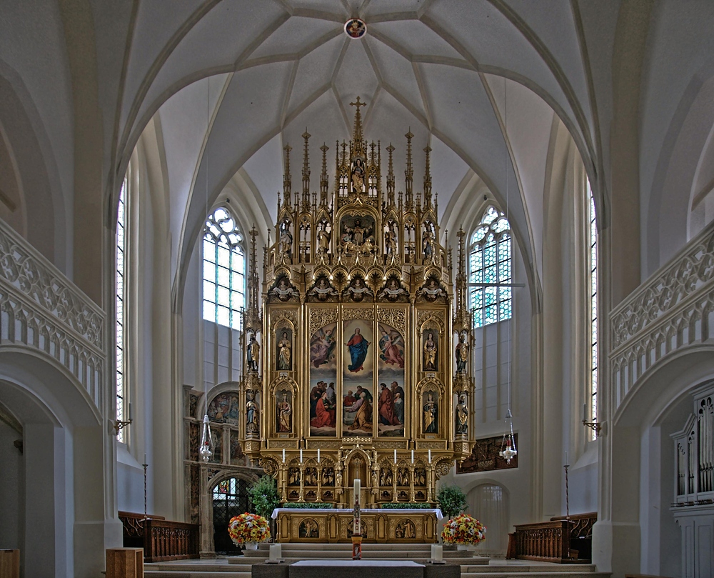 Innenansicht der Kirche von Bad Tölz