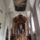 Innenansicht der Klosterkirche Kreuzberg auf dem Kreuzberg in der Rhön