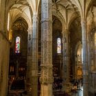 Innenansicht der Klosterkirche Sta. Maria vom Mosteiro dos Jeronimos