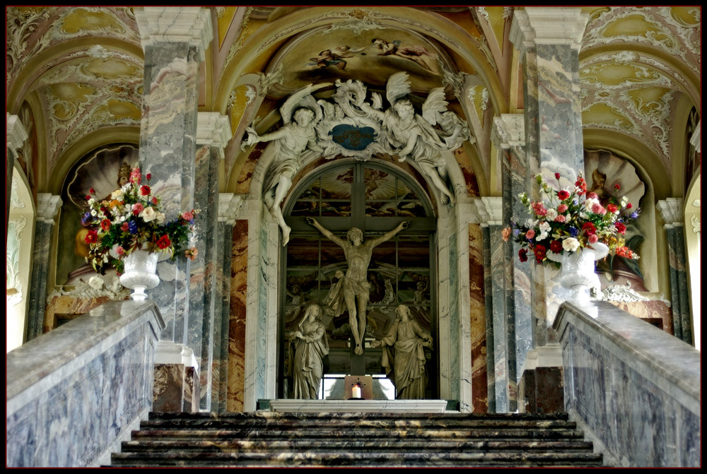 Innenansicht der Kreuzbergkapelle in Bonn.