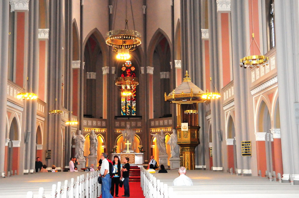 Innenansicht der Marktkirche in Wiesbaden