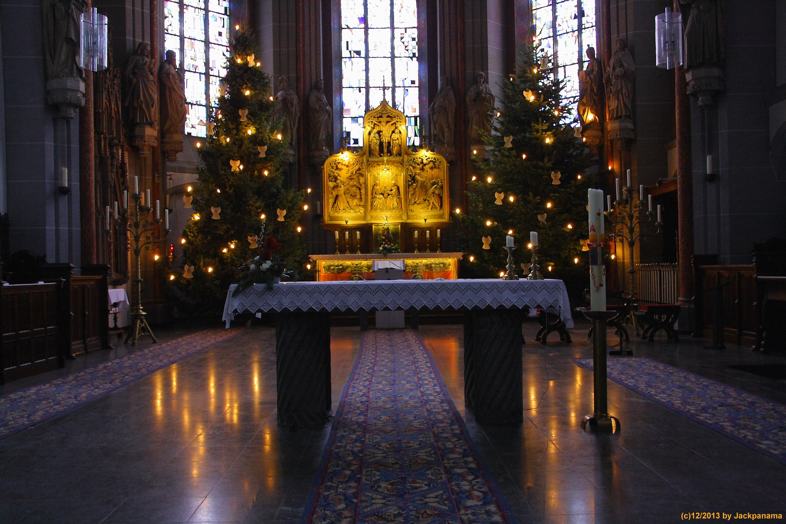 Innenansicht der Pfarrkirche St. Maria Magdalena, Goch