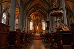 Innenansicht der St.Lambertuskirche