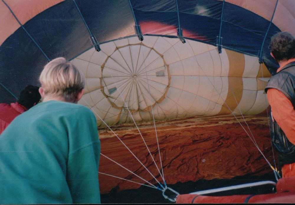 Innenansicht Heißluftballon