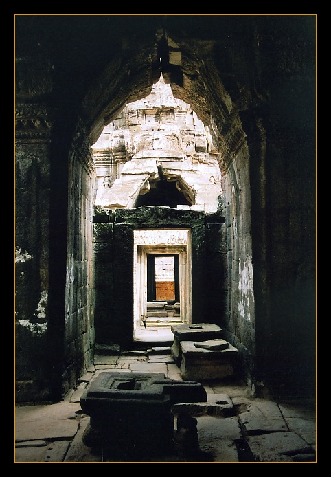 Innenansicht im Ta Prohm Tempel