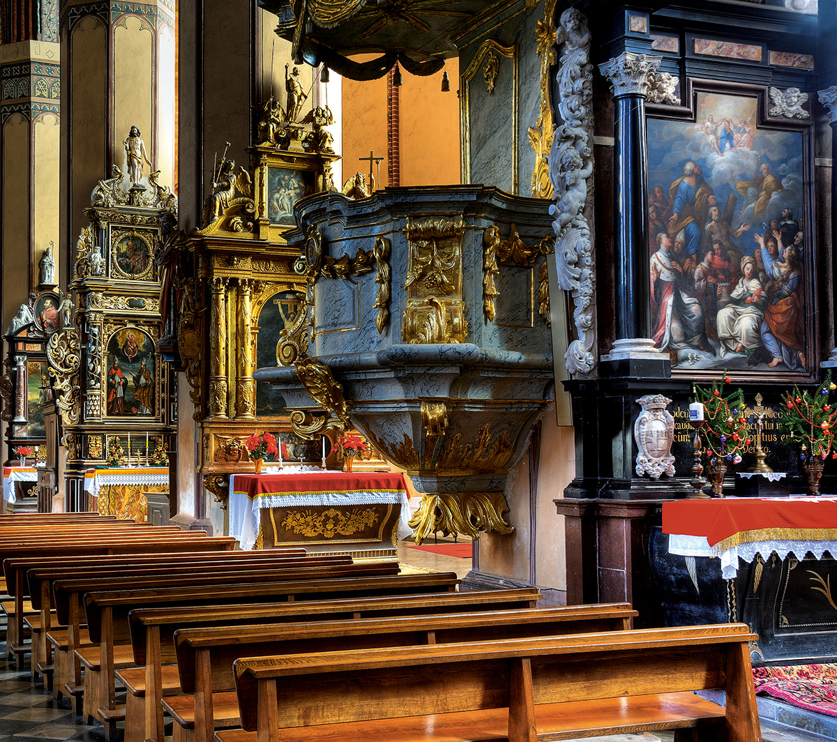 Innenansicht Kirche in Frauenburg, Ermland, Polen