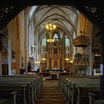 Innenansicht Marktkirche in Quedlinburg