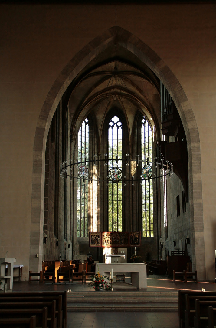 Innenansicht Pfarr- und Klosterkirche St. Andreas