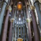 Innenansicht Sagrada Familia in Barcelona