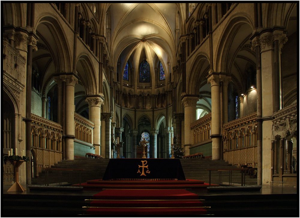Innenansicht von der Cathedrale in Canterbury / England