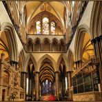 Innenansicht von der Kathedrale in Salisbury