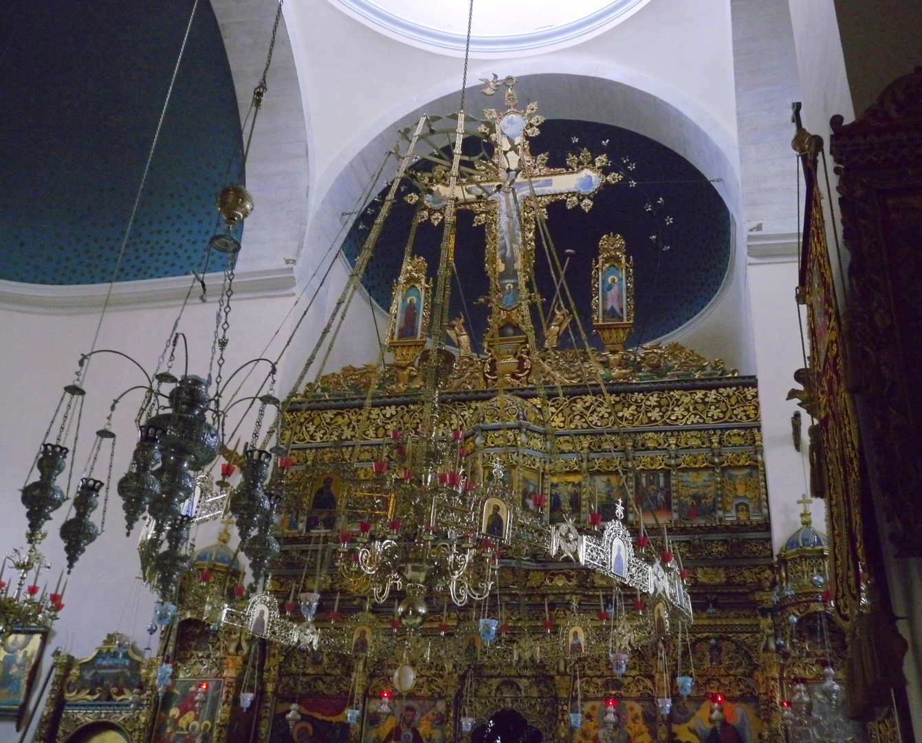 Inneneindruck einer griechisch - orthodoxen Kirche