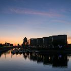 Innenhafen Duisburg, Sonnenuntergang