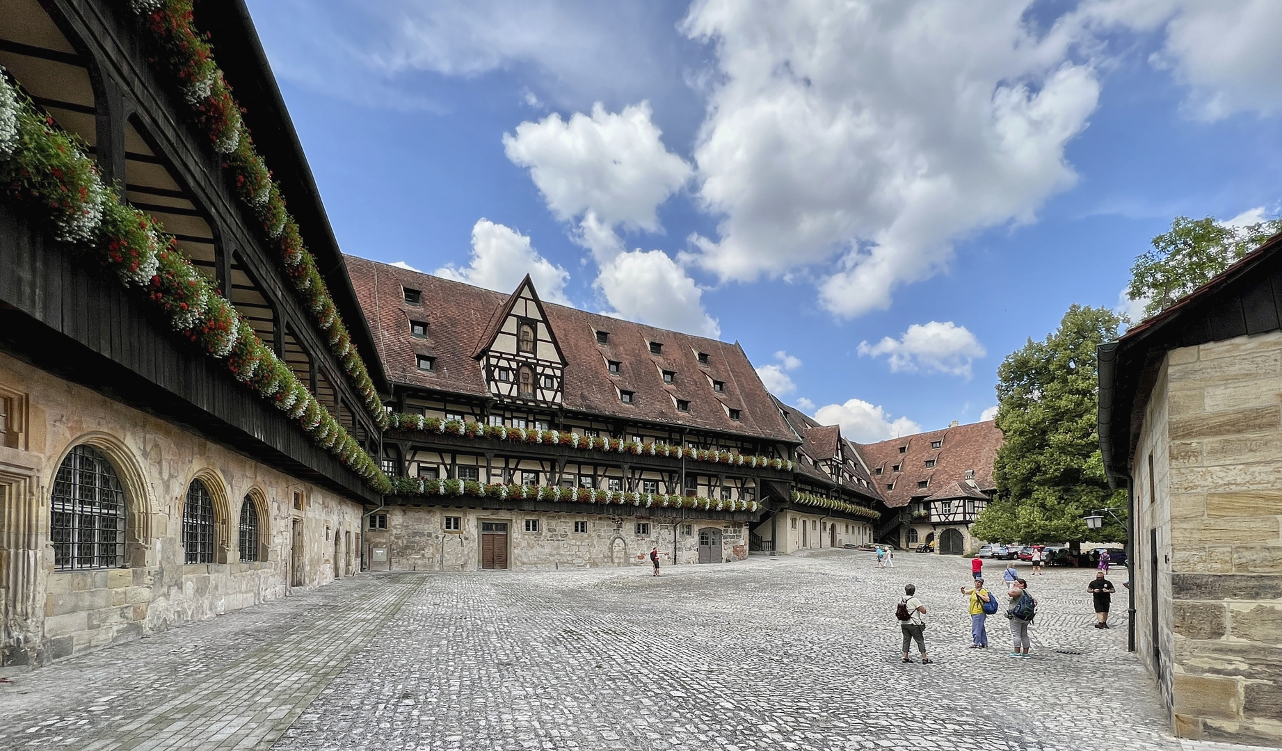 Innenhof Alte Hofhaltung Bamberg