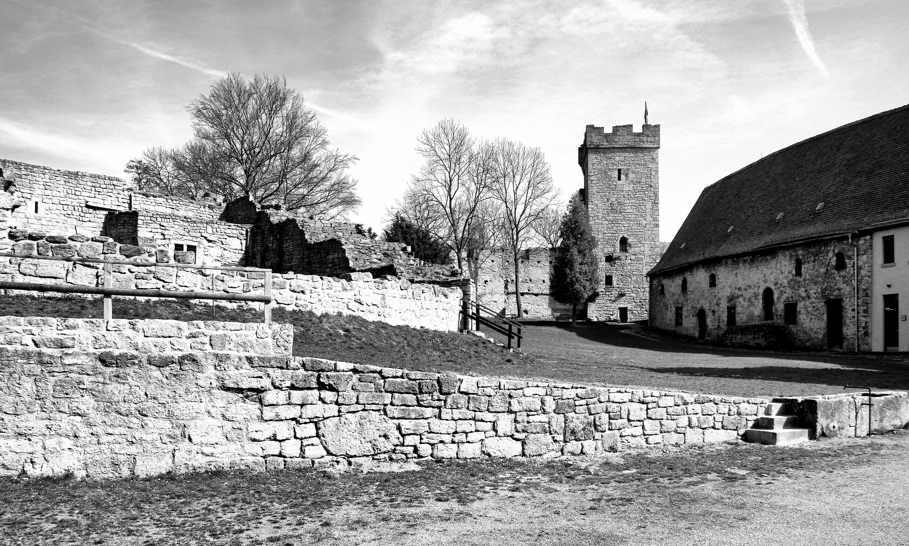 Innenhof Burg