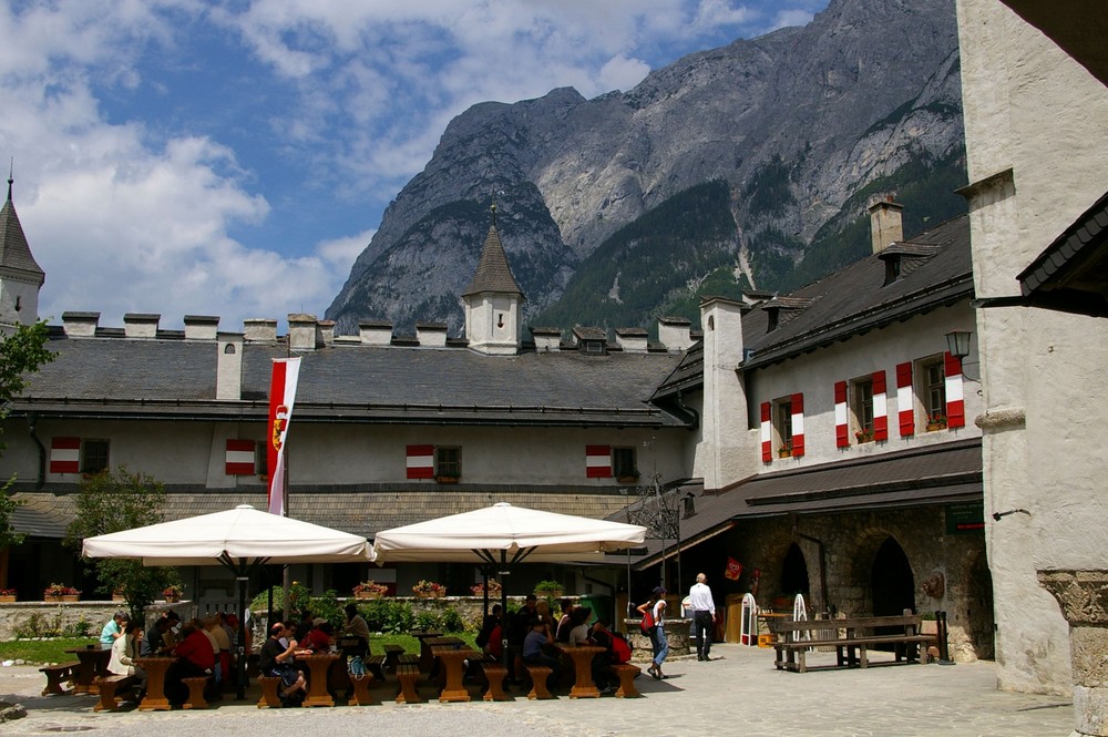 Innenhof - Burg Hohenwerfen