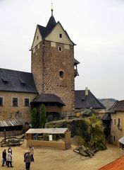 Innenhof - Burg Loket