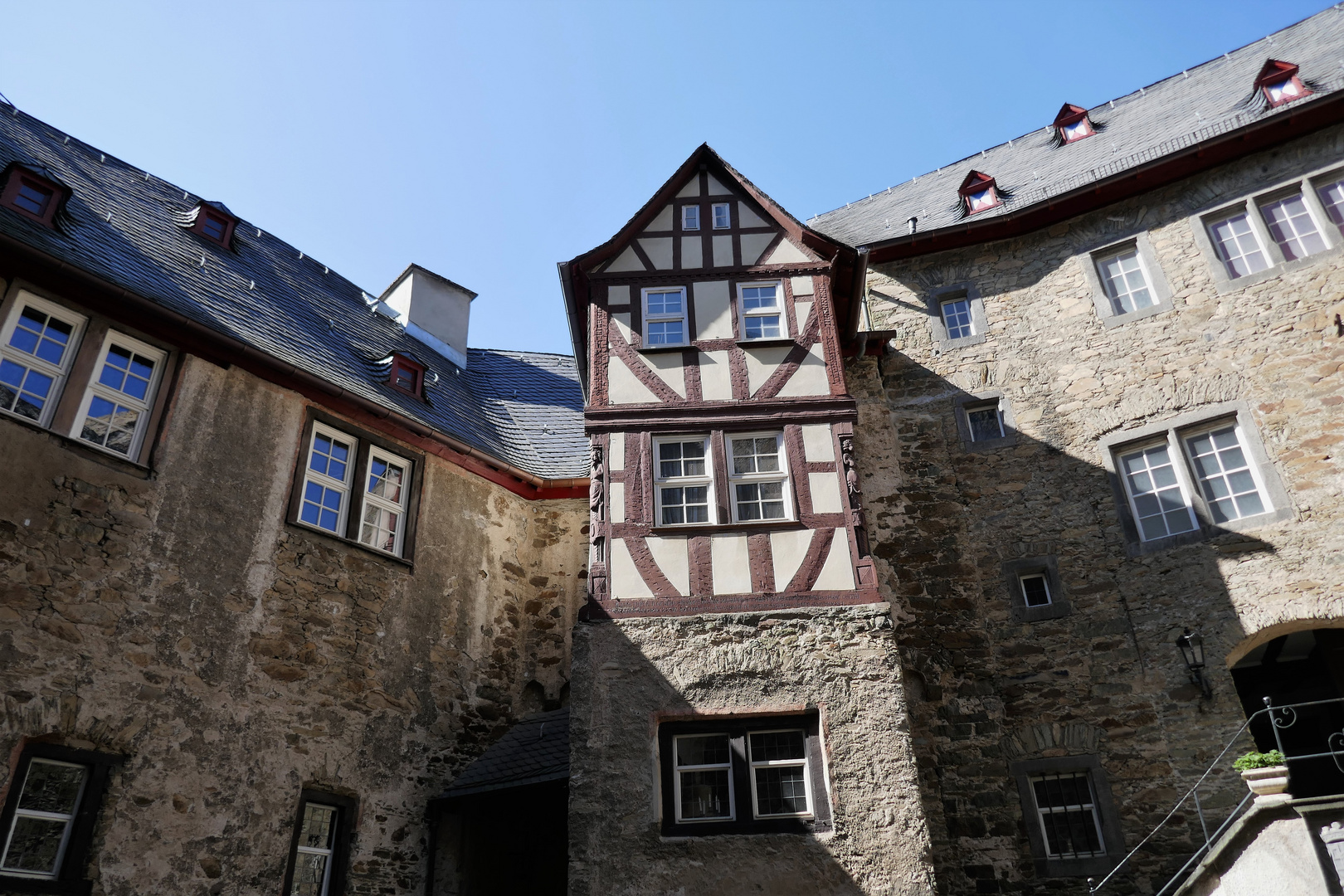 Innenhof Burg Runkel