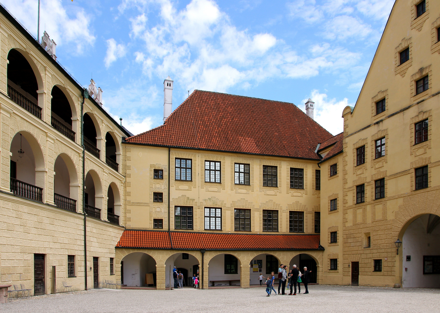 Innenhof Burg Trausnitz