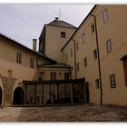 Innenhof der Burg Golling