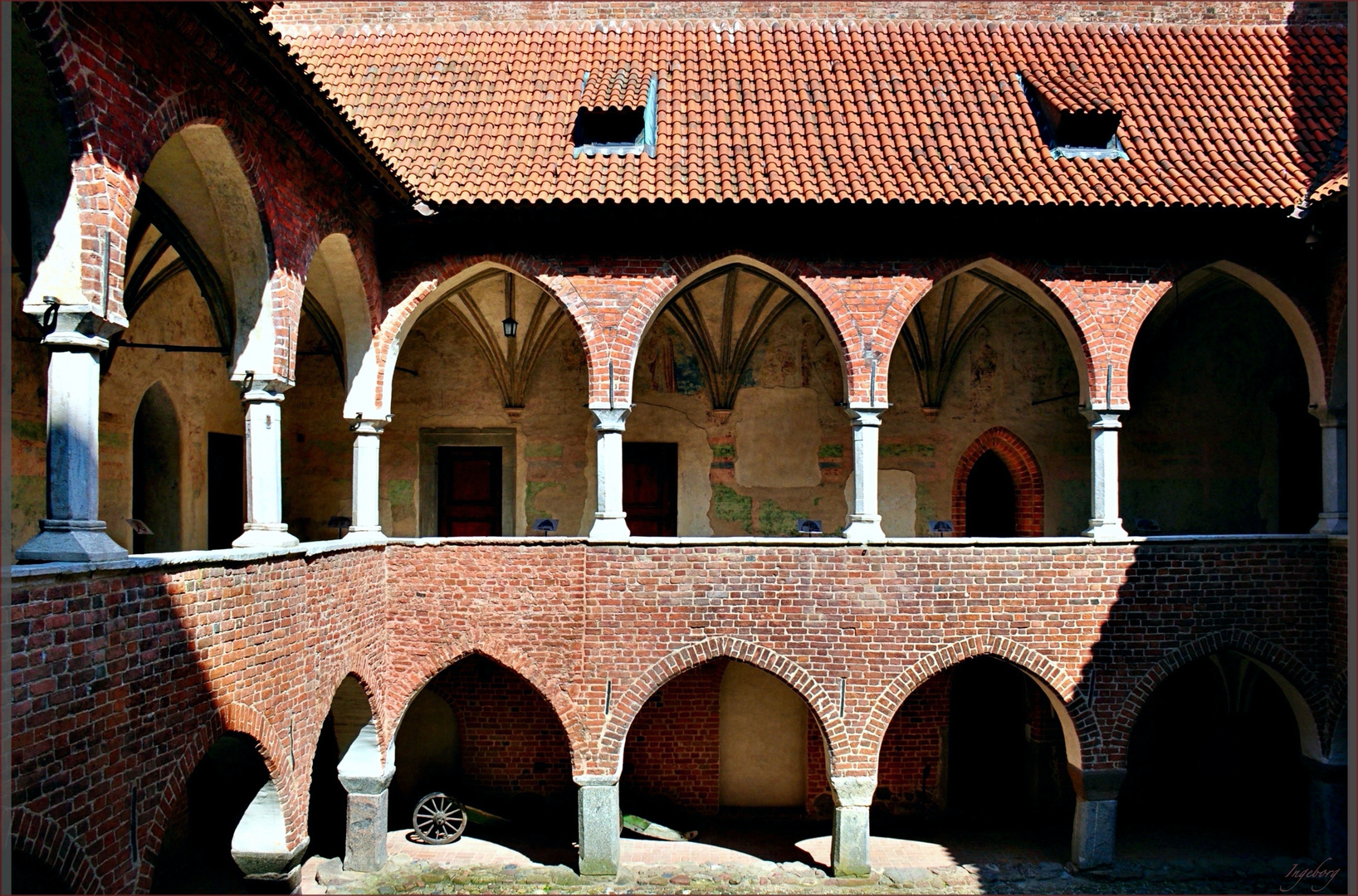 Innenhof der Burg Heilsberg