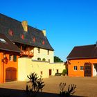 Innenhof der Burg Langendorf bei Zülpich (Nordeifel)