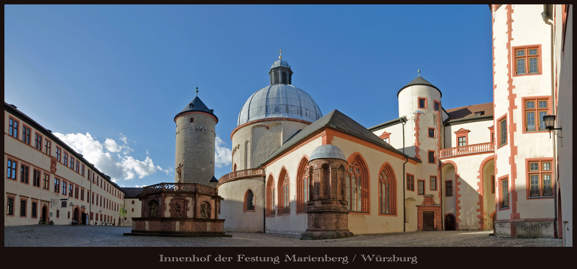 Innenhof der Festung Marienberg / Würzburg