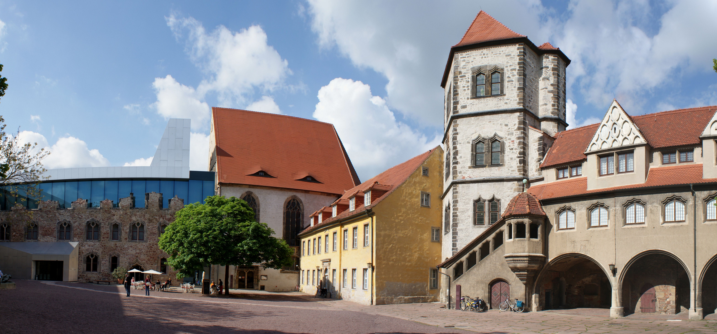 Innenhof der Moritzburg in Halle (Saale)