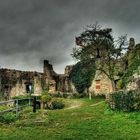 Innenhof der Ruine Dorneck