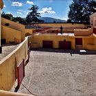 Innenhof der Stierkampfarena in Ronda/Andalusien