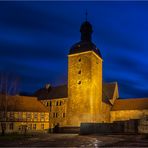 Innenhof der Wasserburg Zilly 