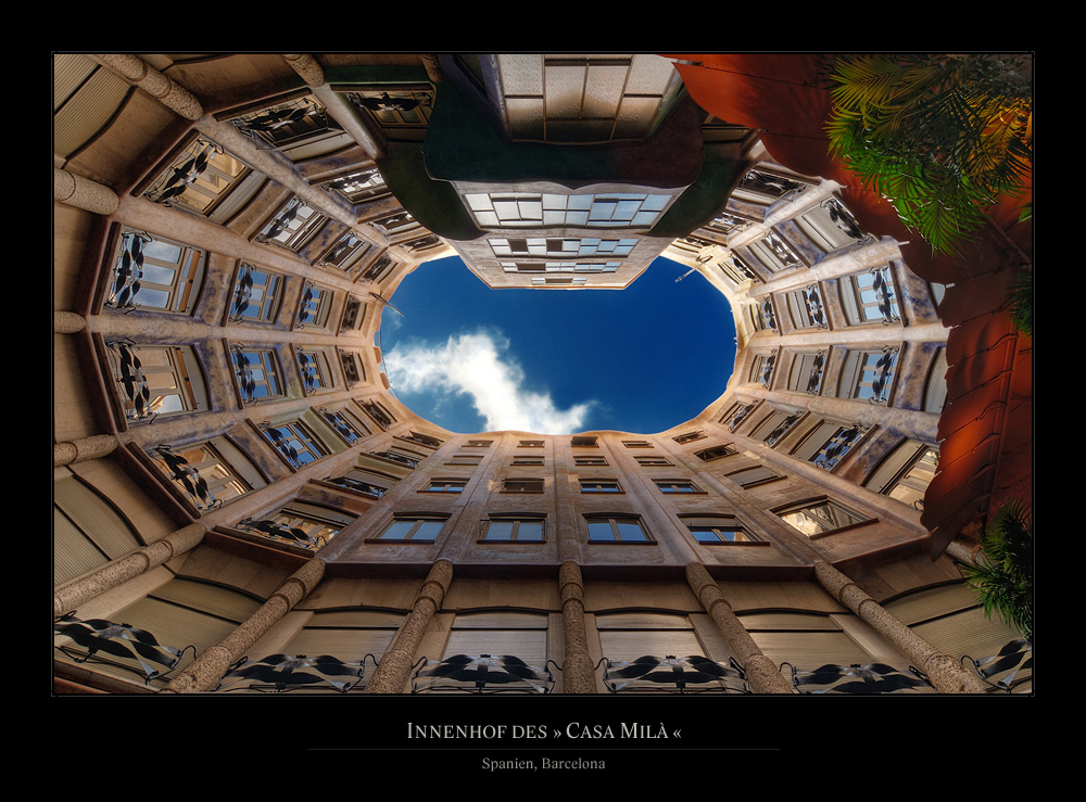 Innenhof des Casa Milà