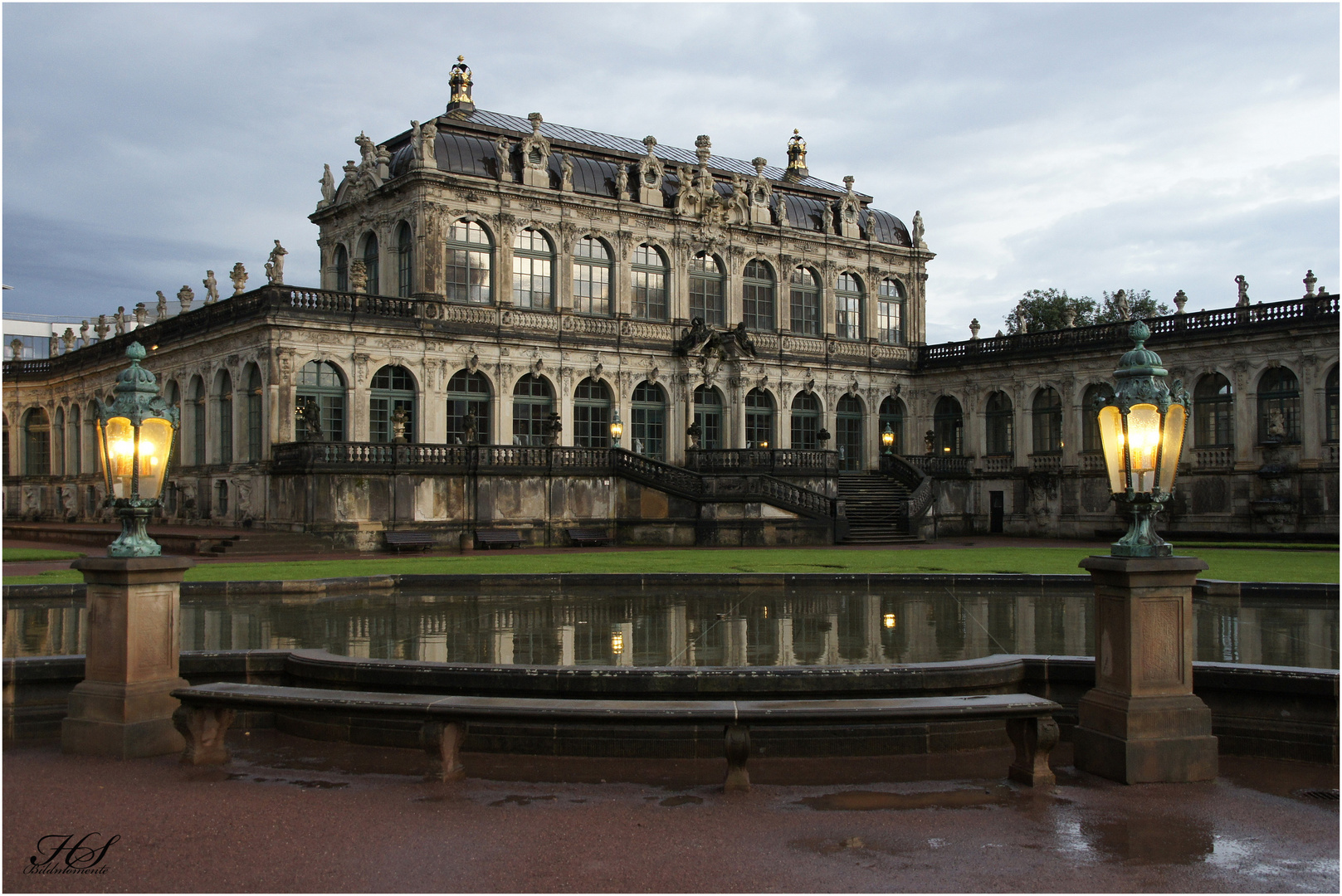 Innenhof des Dresdner Zwinger