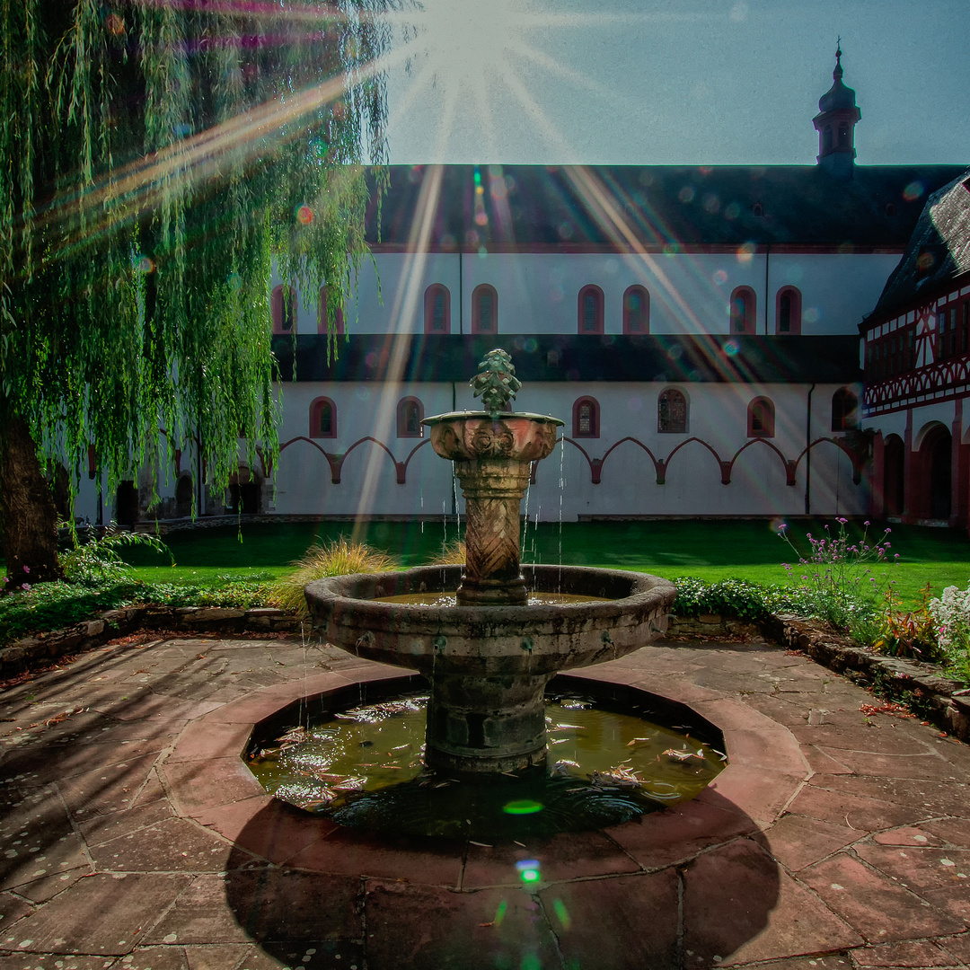 Innenhof des Kloster Eberbach