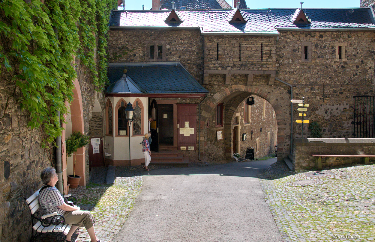 Innenhof des Schloss Braunfels