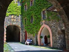 Innenhof des Schloss Braunfels