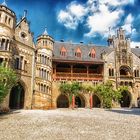 - Innenhof des Schlosses Marienburg -