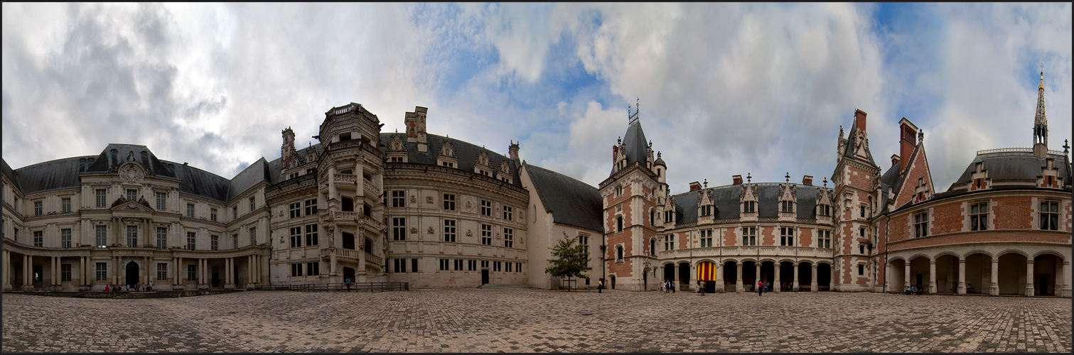 Innenhof des Schlosses zu Blois