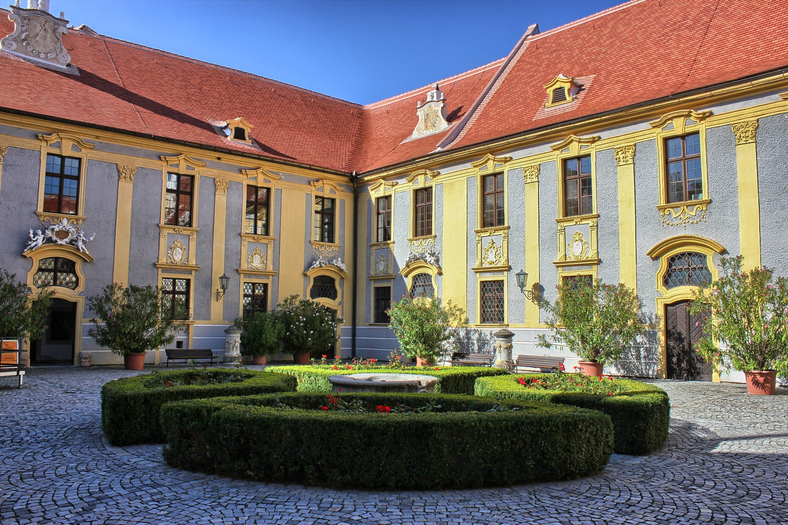 Innenhof des Stifts Dürnstein