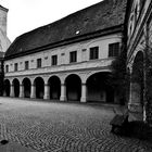 Innenhof des Wittelbacher Schlosses.