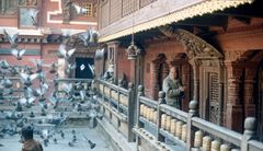 Innenhof eines Tempels in Bhaktapur