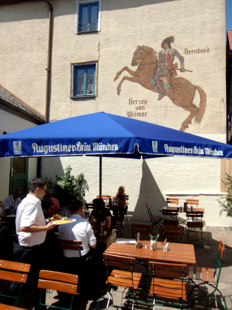 Innenhof "Grüner Baum" in Fürth/Bayern