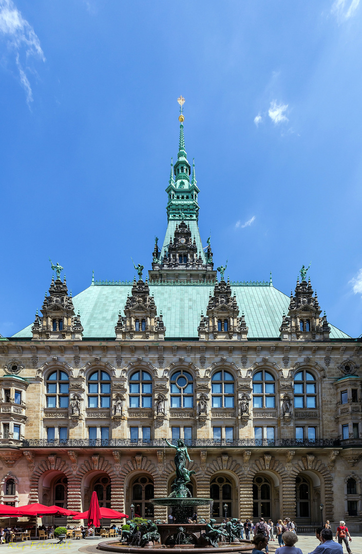 Innenhof Hamburger Rathaus