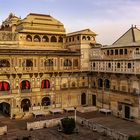 Innenhof im Stadtpalast von Karauli / Rajasthan (Indien)