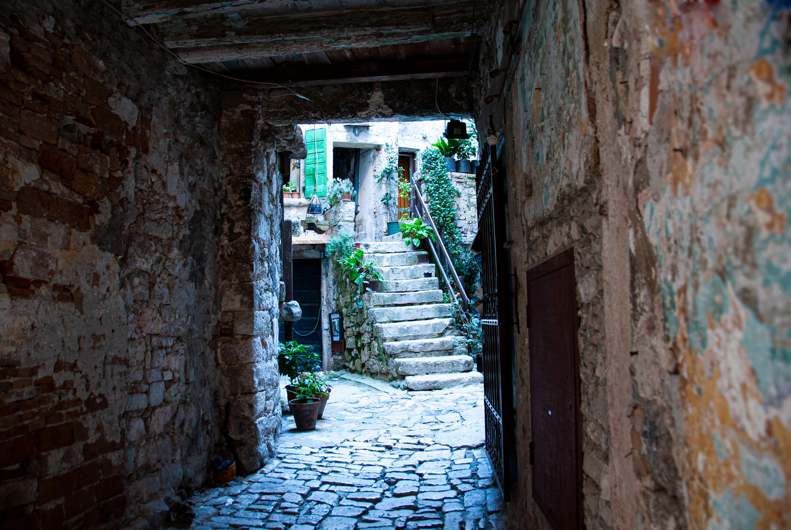 Innenhof in Rovinj