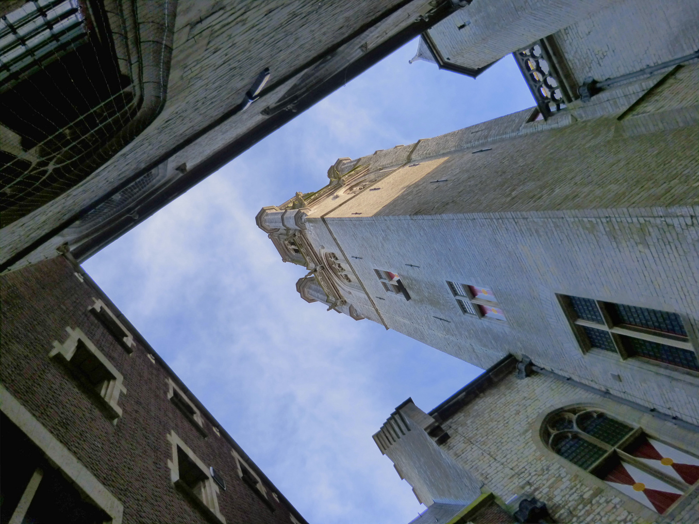 Innenhof, Rathaus von Middelburg (NL)