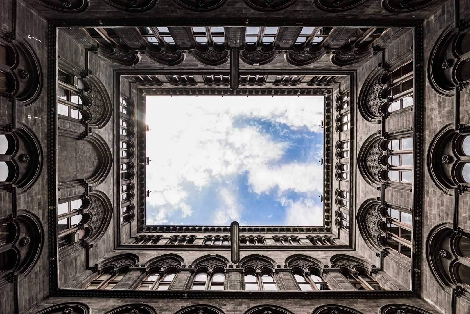 Innenhof Rathaus Wien