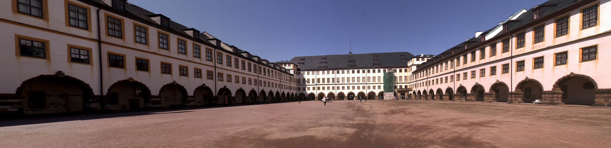 Innenhof-Schloss-Friedenstein