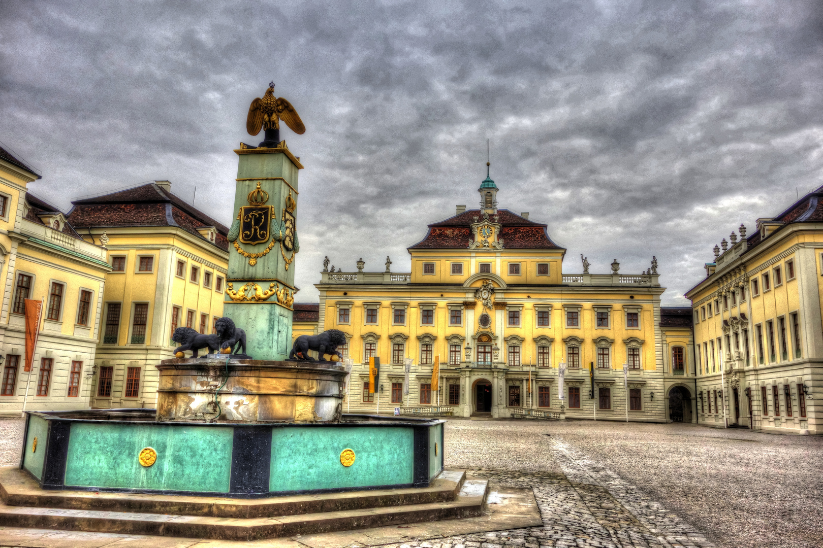 Innenhof Schloss Ludwigsburg